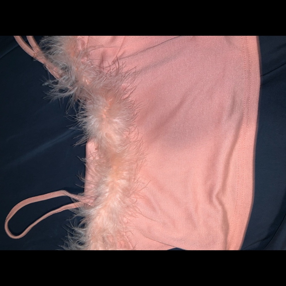 A light pink top
